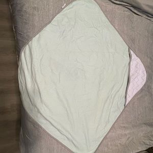 Three hooded baby towels
